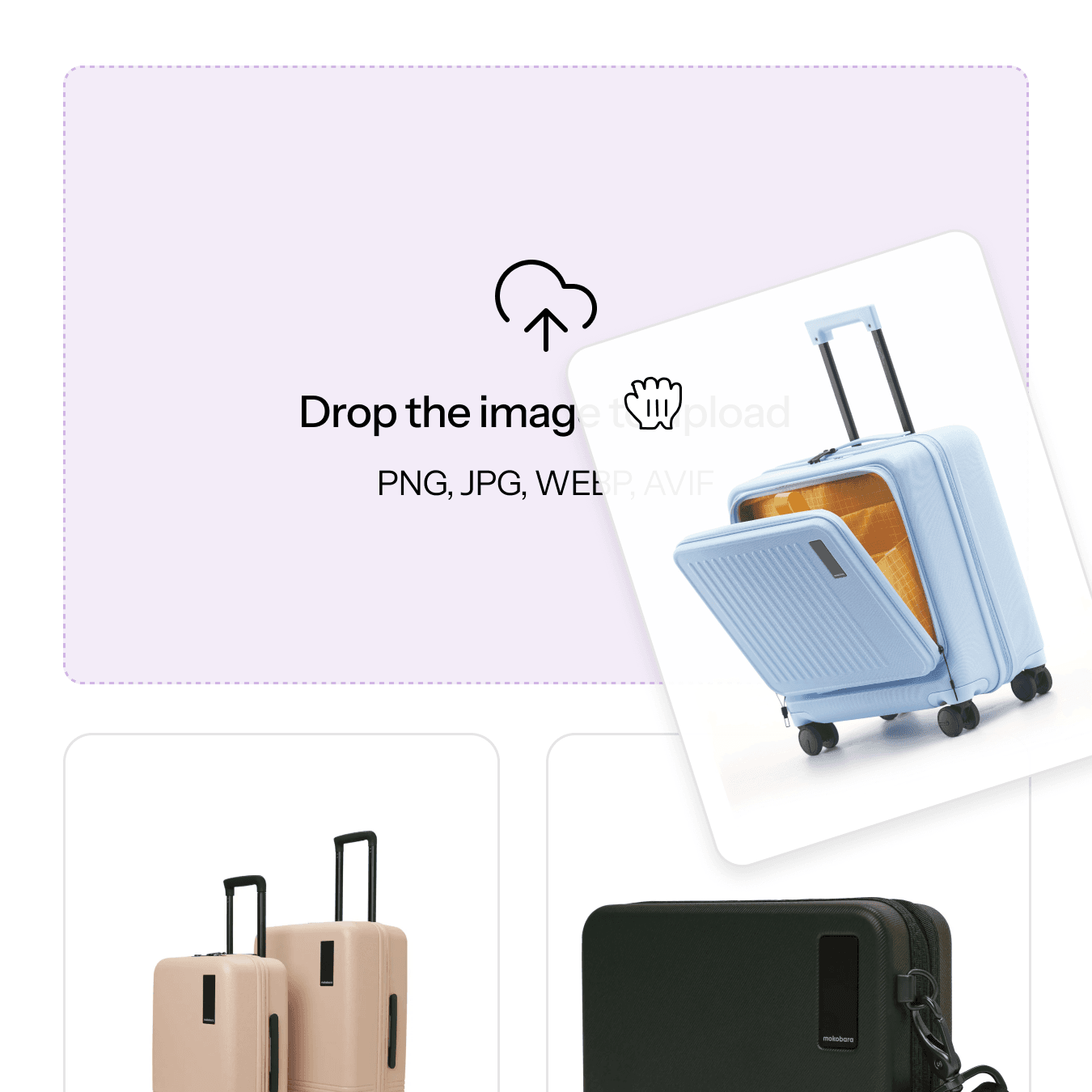 Upload & turn your photos into designer-quality assets.
